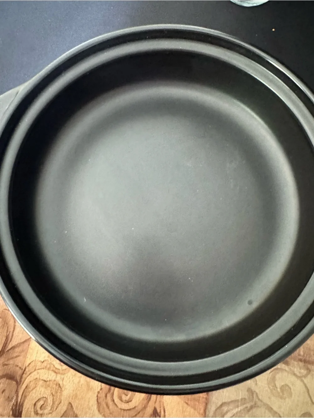The Pampered Chef RockCrock Black with Lid